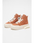 Converse Pantofi sport flatform de piele intoarsa Chuck Taylor All Star Cruise - Pled.ro