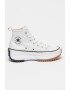 Converse Tenisi flatform de piele cu logo - Pled.ro