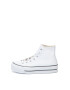 Converse Tenisi flatform inalti unisex de piele Chuck Taylor All Star - Pled.ro