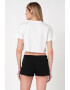 Converse Tricou crop cu detaliu inima pe piept - Pled.ro