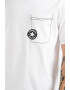 Converse Tricou cu buzunar aplicat pe piept Sketch - Pled.ro