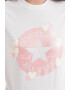 Converse Tricou slim fit cu imprimeu logo Radiating Love - Pled.ro