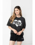 Converse Tricou supradimensionat cu imprimeu logo Sunwashed - Pled.ro