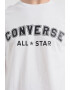 Converse Tricou unisex de bumbac cu decolteu la baza gatului All Star - Pled.ro