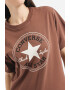 Converse Tricou unisex de bumbac cu logo - Pled.ro