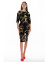 Couture de Marie Rochie cambrata cu imprimeu floral Lise - Pled.ro