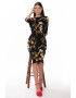 Couture de Marie Rochie cambrata cu imprimeu floral Lise - Pled.ro