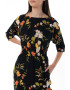 Couture de Marie Rochie cambrata cu imprimeu floral Lise - Pled.ro