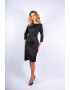 Couture de Marie Rochie midi cambrata cu aspect petrecut - Pled.ro