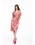 Couture de Marie Rochie midi cu imprimeu floral Traci - Pled.ro