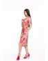 Couture de Marie Rochie midi cu imprimeu floral Traci - Pled.ro