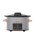 Crock-Pot Slow cooker Digital Hinged Lid 3.5L 210 W Functie Pastrare la cald Vas ceramica detasabil Argintiu - Pled.ro