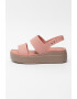 Crocs Sandale cu talpa wedge si logo Brooklyn - Pled.ro