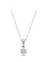 D Diamond Colier din aur de 14K cu pandantiv cu diamant - Pled.ro