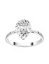 D Diamond Inel de aur alb de 14K decorat cu 11 diamante. - Pled.ro