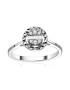 D Diamond Inel de aur alb de 14K decorat cu 12 diamante. - Pled.ro