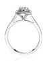 D Diamond Inel de aur alb de 14K decorat cu 12 diamante. - Pled.ro