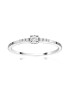 D Diamond Inel de aur alb de 14K decorat cu 7 diamante - Pled.ro