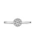 D Diamond Inel de aur alb de 14K decorat cu 9 diamante. - Pled.ro