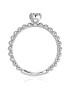 D Diamond Inel de aur alb de 14K decorat cu 9 diamante - Pled.ro