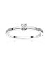 D Diamond Inel de aur alb de 14K decorat cu diamant - Pled.ro