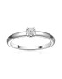 D Diamond Inel de aur alb de 14K decorat cu diamant - Pled.ro