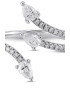 D Diamond Inel de aur alb de 14K decorat cu diamante - Pled.ro