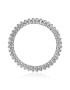 D Diamond Inel de aur alb de 14K decorat cu diamante - Pled.ro