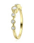 D Diamond Inel de aur de 14K decorat cu 7 diamante - Pled.ro