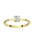 D Diamond Inel de aur de 14K decorat cu diamant - Pled.ro