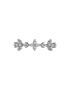 D Diamond Inel din aur alb de 14K decorat cu 12 diamante - Pled.ro