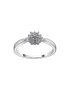 D Diamond Inel din aur alb de 14K decorat cu 19 diamante - Pled.ro