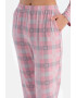 DAGI Pijama cu model pantaloni lungi si buzunare laterale - Pled.ro