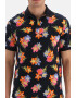 DAGI Tricou polo cu model floral - Pled.ro