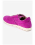 Dasha Pantofi fuchsia din piele cu aspect perforat - Pled.ro