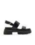 DeeZee Sandale dama 518846 Piele ecologica Negru - Pled.ro