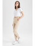 DeFacto Blugi crop cu talie elastica - Pled.ro