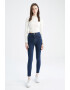 DeFacto Blugi crop skinny cu talie inalta - Pled.ro