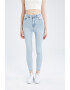 DeFacto Blugi skinny cu talie inalta - Pled.ro