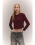 DeFacto Bluza crop cu decolteu rotund - Pled.ro