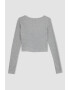 DeFacto Bluza crop striata - Pled.ro