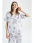 DeFacto Bluza de pijama cu imprimeu floral - Pled.ro