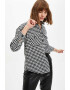 DeFacto Camasa cu model houndstooth - Pled.ro