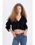 DeFacto Cardigan crop cu decolteu in V - Pled.ro