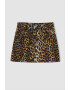 DeFacto Fusta din denim cu animal print - Pled.ro