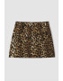 DeFacto Fusta din denim cu animal print - Pled.ro