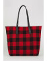 DeFacto Geanta tote cu model gingham - Pled.ro