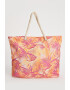 DeFacto Genta shopper de panza cu model tropical - Pled.ro