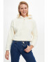 DeFacto Hanorac crop din blana shearling sintetica - Pled.ro