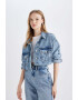 DeFacto Jacheta crop din denim - Pled.ro